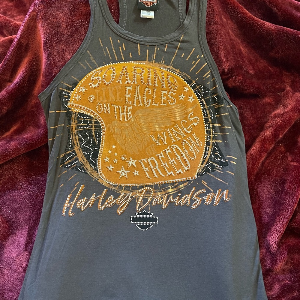 Harley-Davidson Racerback Tank Top Size Large